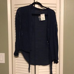 Navy blue blouse from Marshall’s NWT